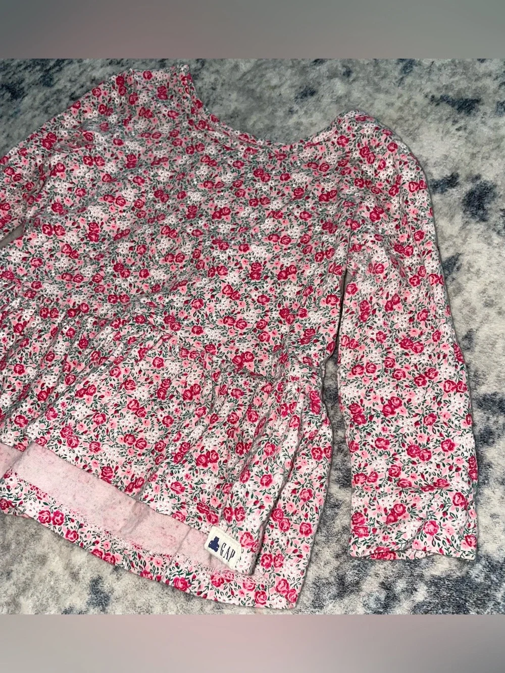 Baby Gap floral blouse size 12-18 months